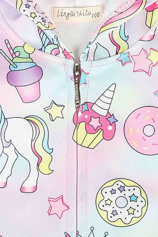 Unicorn Cute Hooded Jacket - Mini Taylor