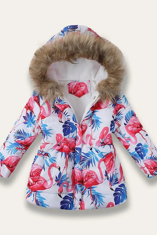 Unicorn Print Cotton Coat - Mini Taylor