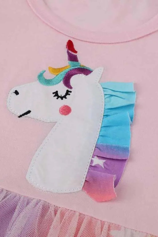 Unicorn Ruffled Mesh Dress - Mini Taylor
