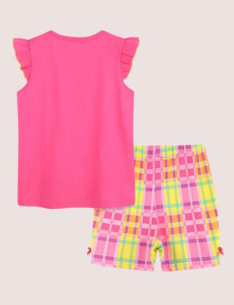 Watermelon Embroidered Sleeveless Set - Mini Taylor