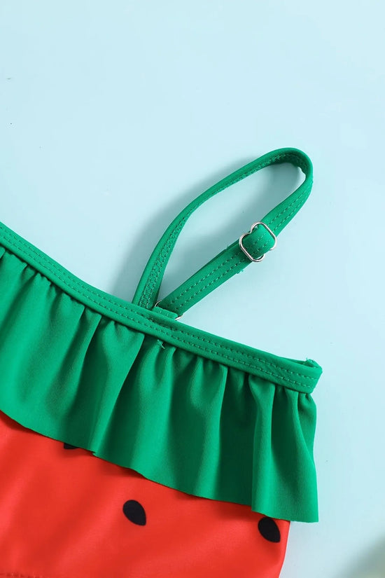 Watermelon Print Split Swimsuit - Mini Taylor