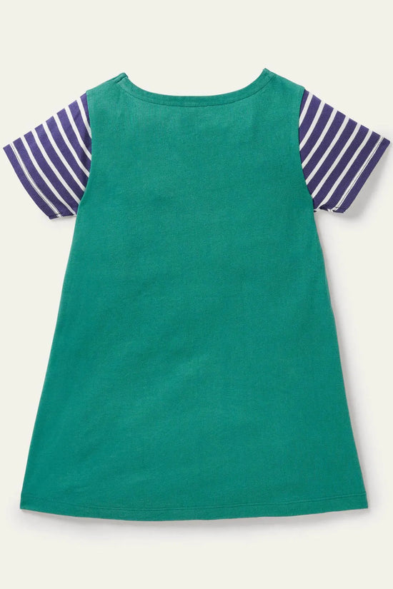 Zoologist Appliqué Pocket Jersey Tunic - Mini Taylor